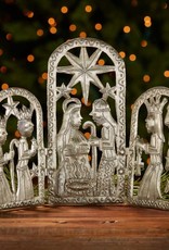 Serrv Recycled Metal Trifold Nativity