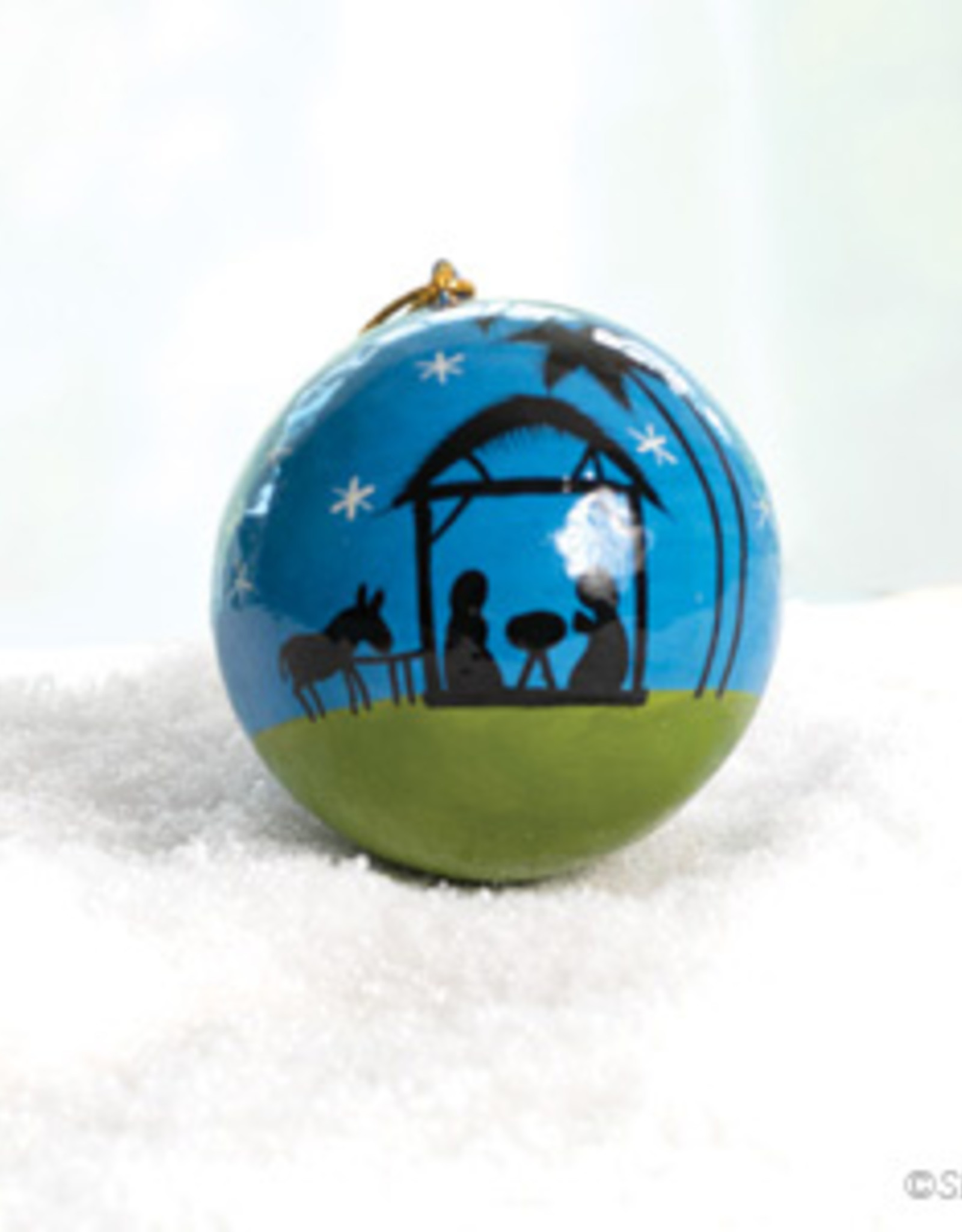 Serrv Moonlight Nativity Ornament
