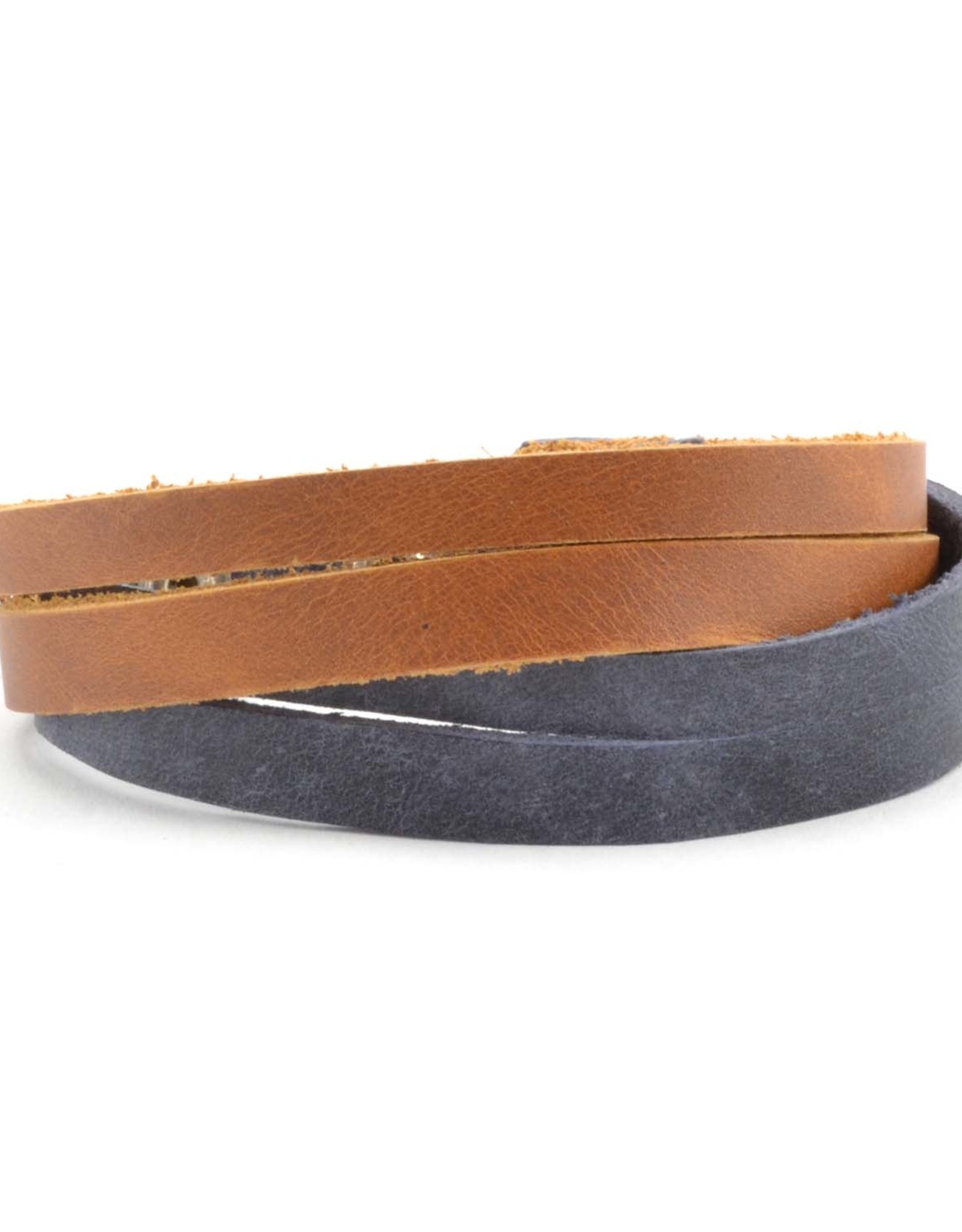 Lucia's Imports Criss Cross Leather Bracelet