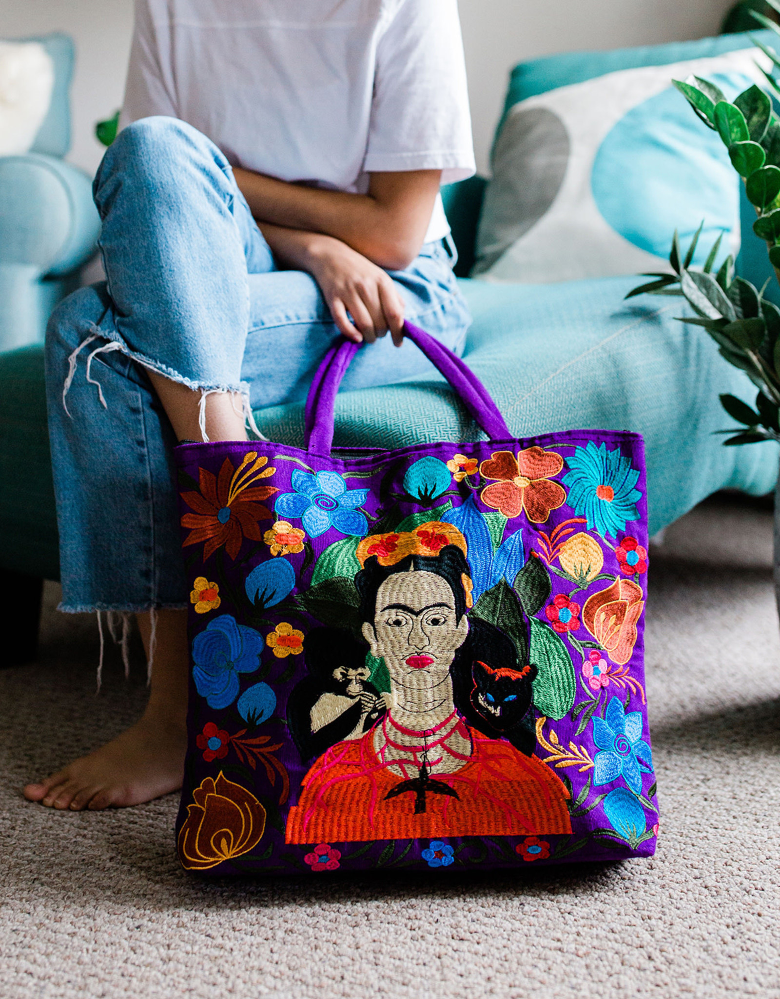 Tote bag tela Frida Kahlo