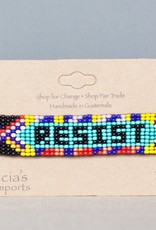 Lucia's Imports Resist Beaded Friendship Bracelet