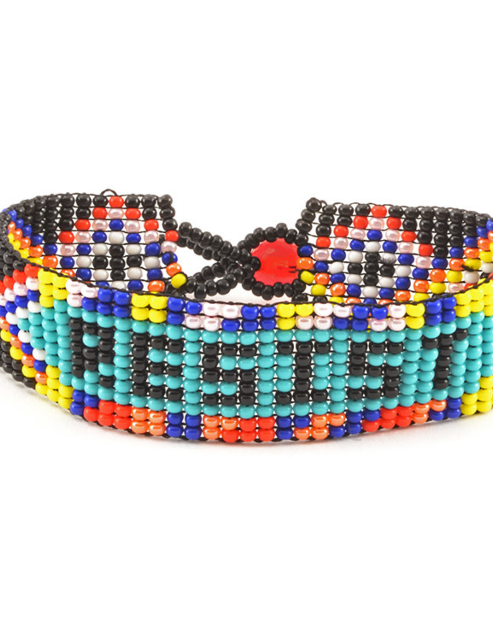 Lucia's Imports Resist Beaded Friendship Bracelet