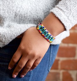 Lucia's Imports Resist Beaded Friendship Bracelet