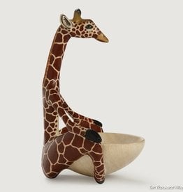 Ten Thousand Villages Yoga Giraffe Bowl