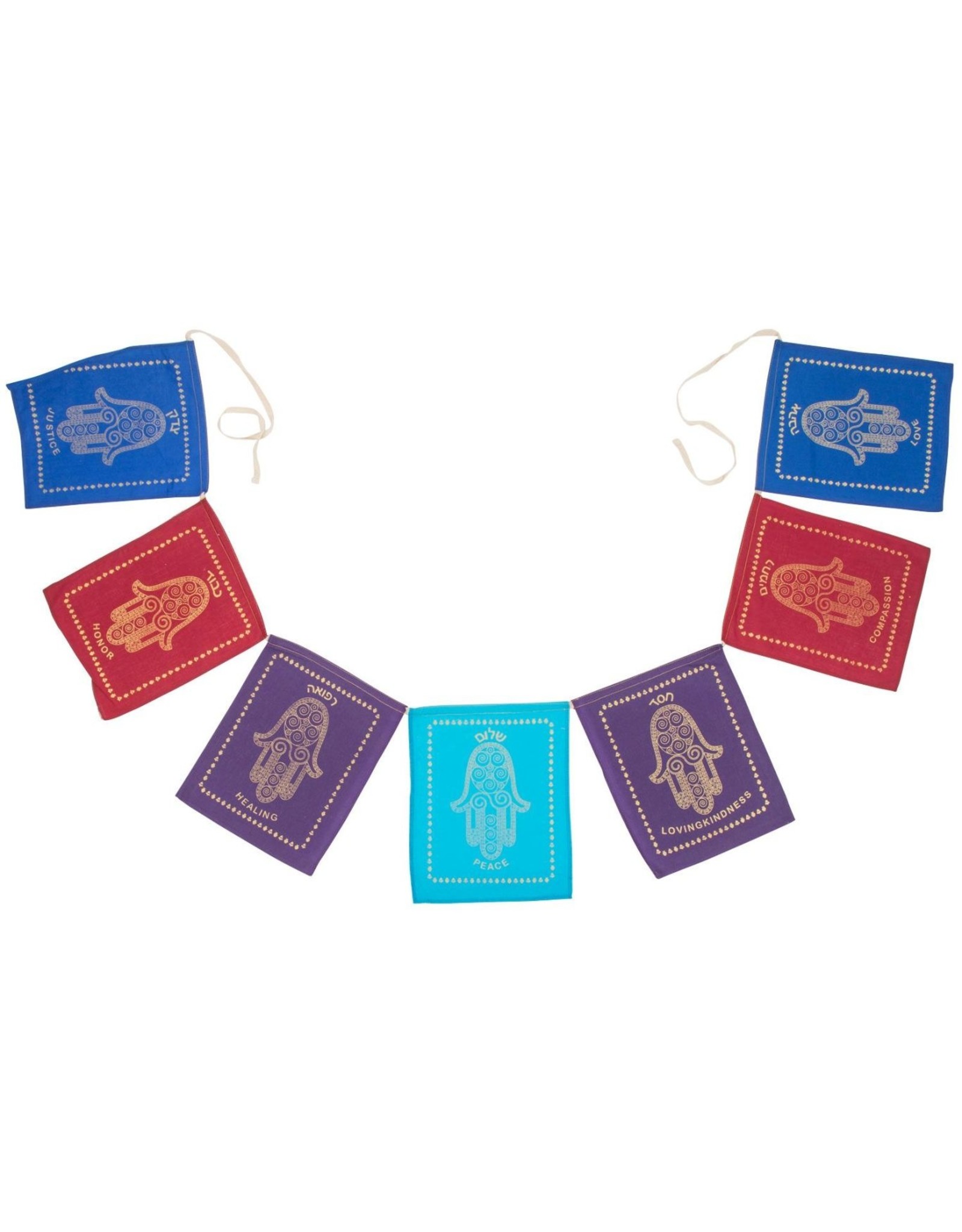 Ten Thousand Villages Jewish Blessing Hamsa Garland