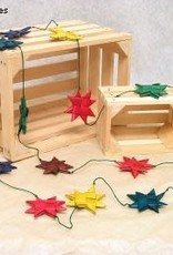 Ten Thousand Villages Multicolored Palm Star Garland