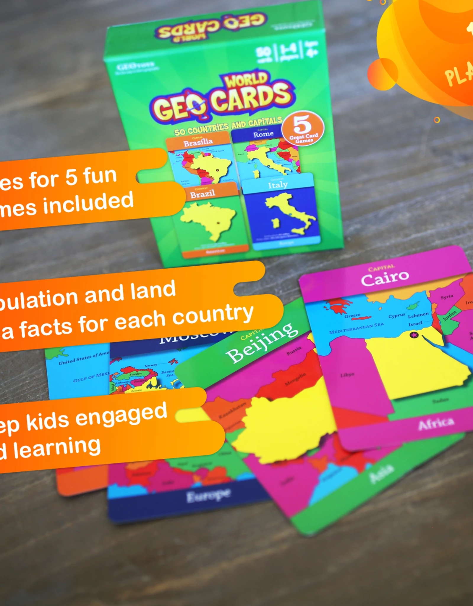 Geotoys GeoCards World