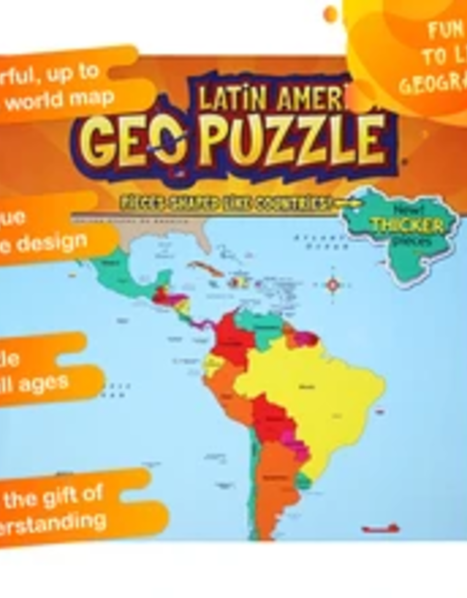 Geotoys GeoPuzzle Latin America