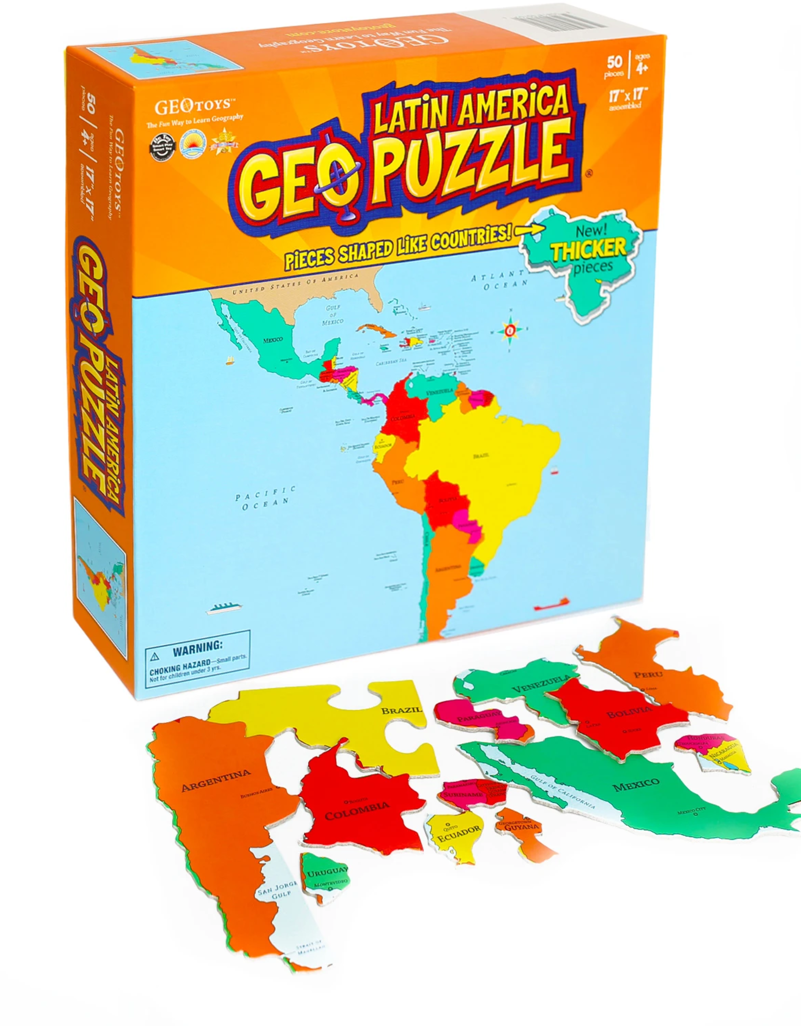 Geotoys GeoPuzzle Latin America