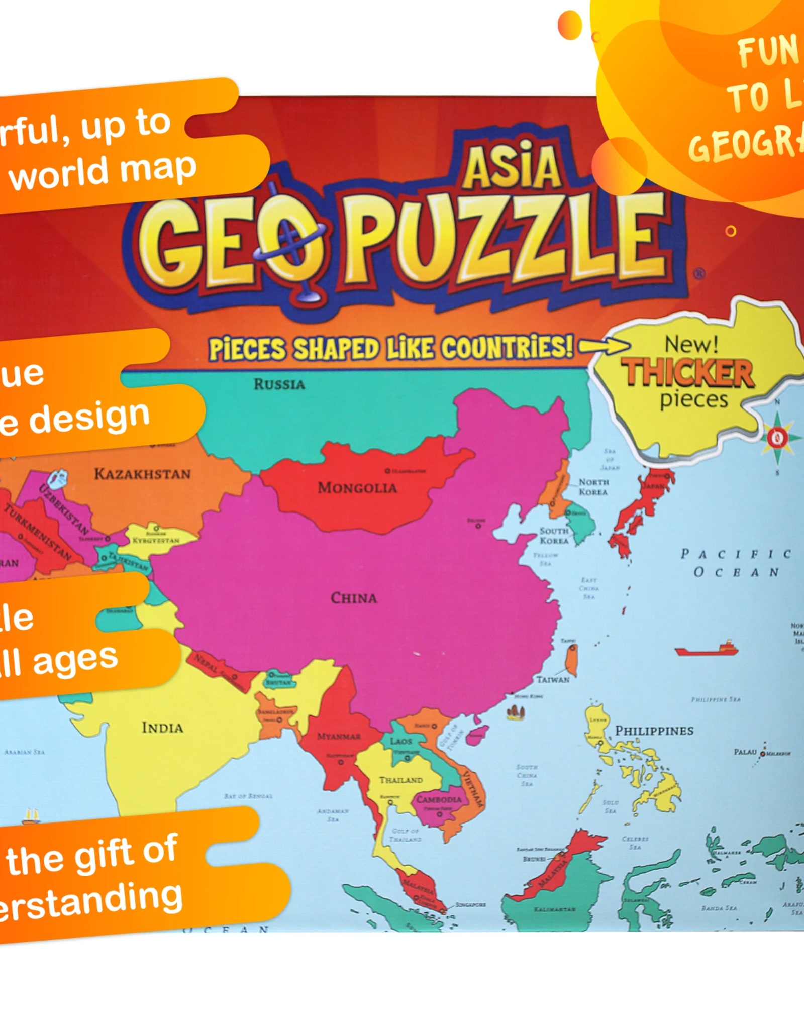 Geotoys GeoPuzzle Asia