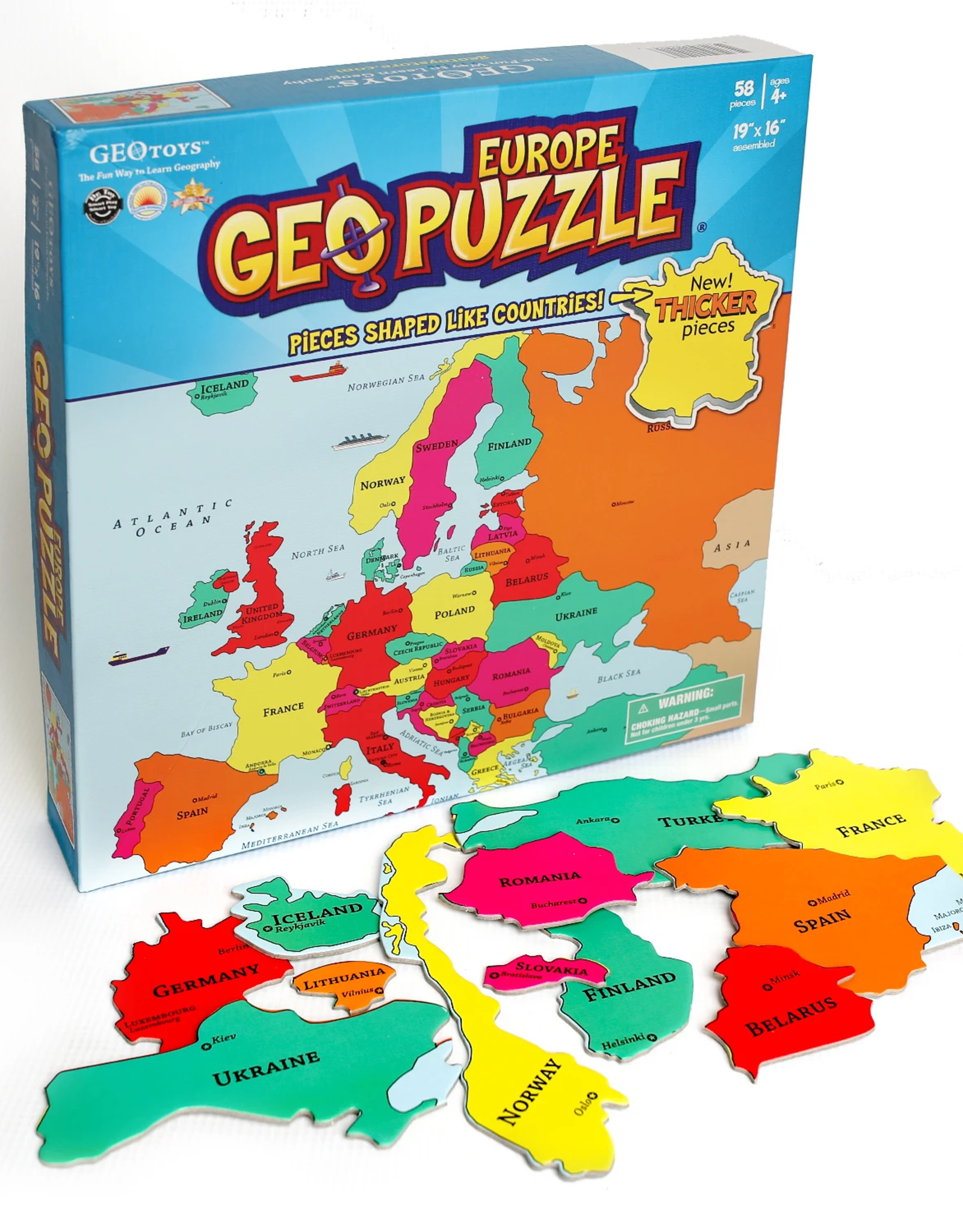 Geotoys GeoPuzzle Europe