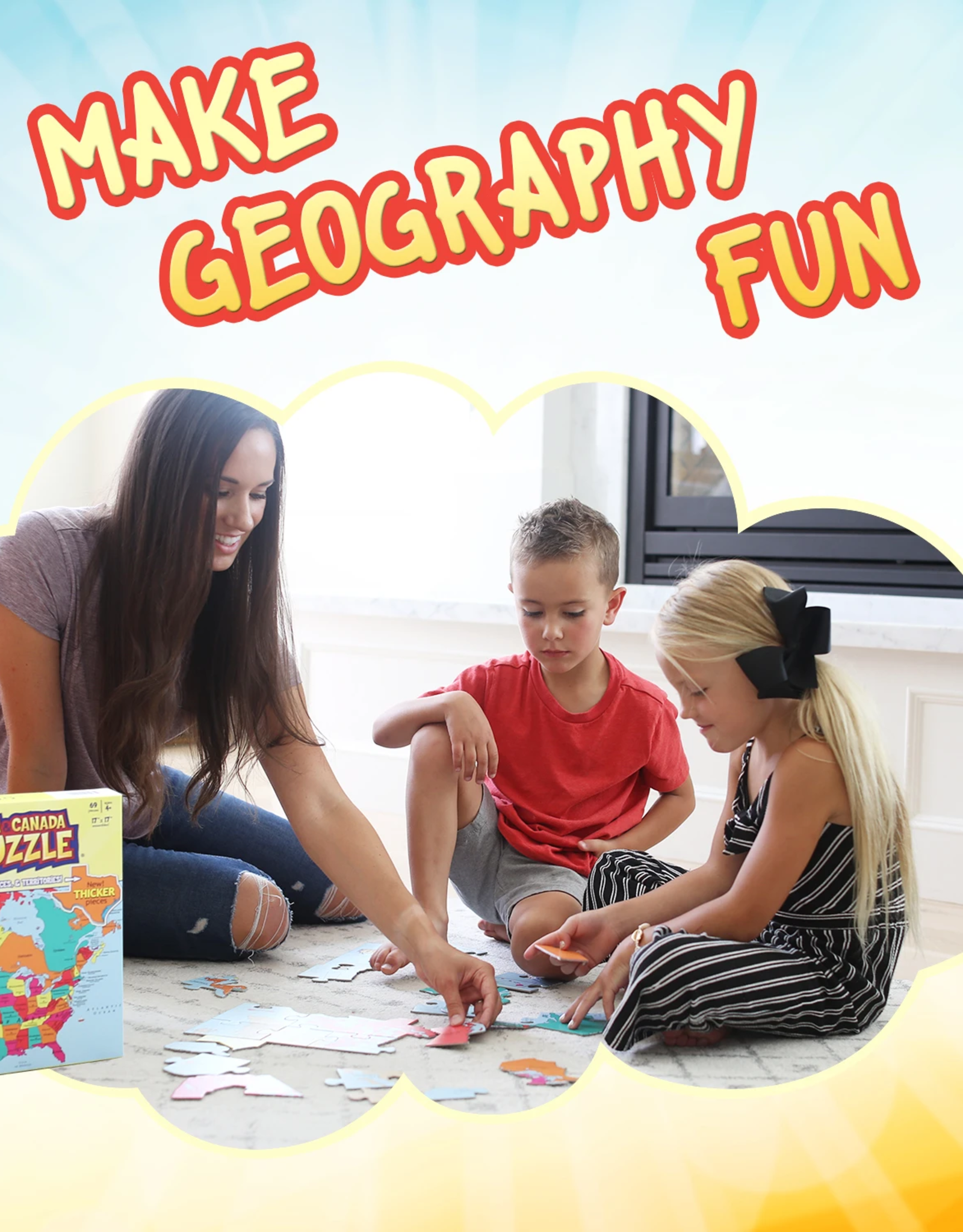 Geotoys GeoPuzzle USA and Canada