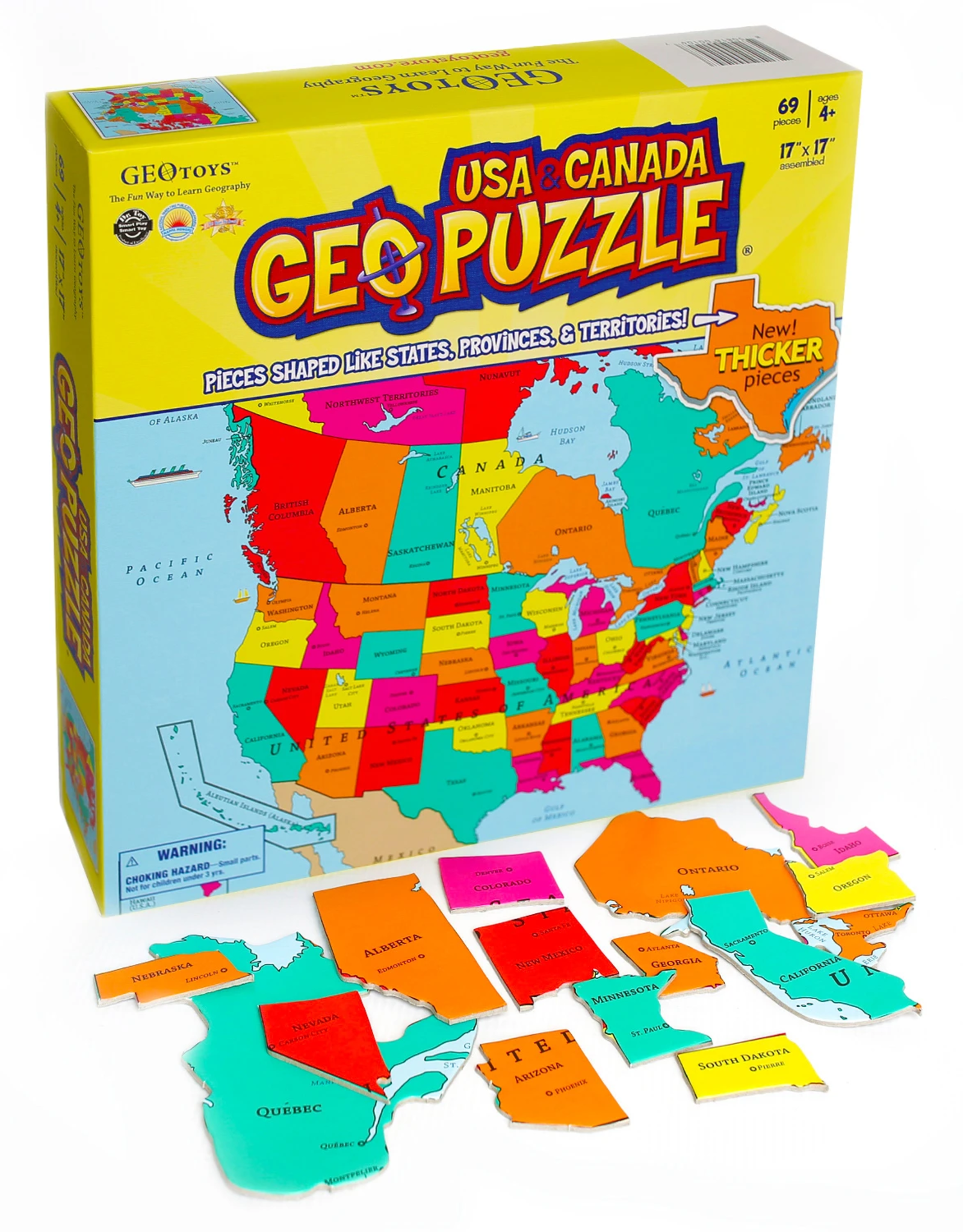 Geotoys GeoPuzzle USA and Canada