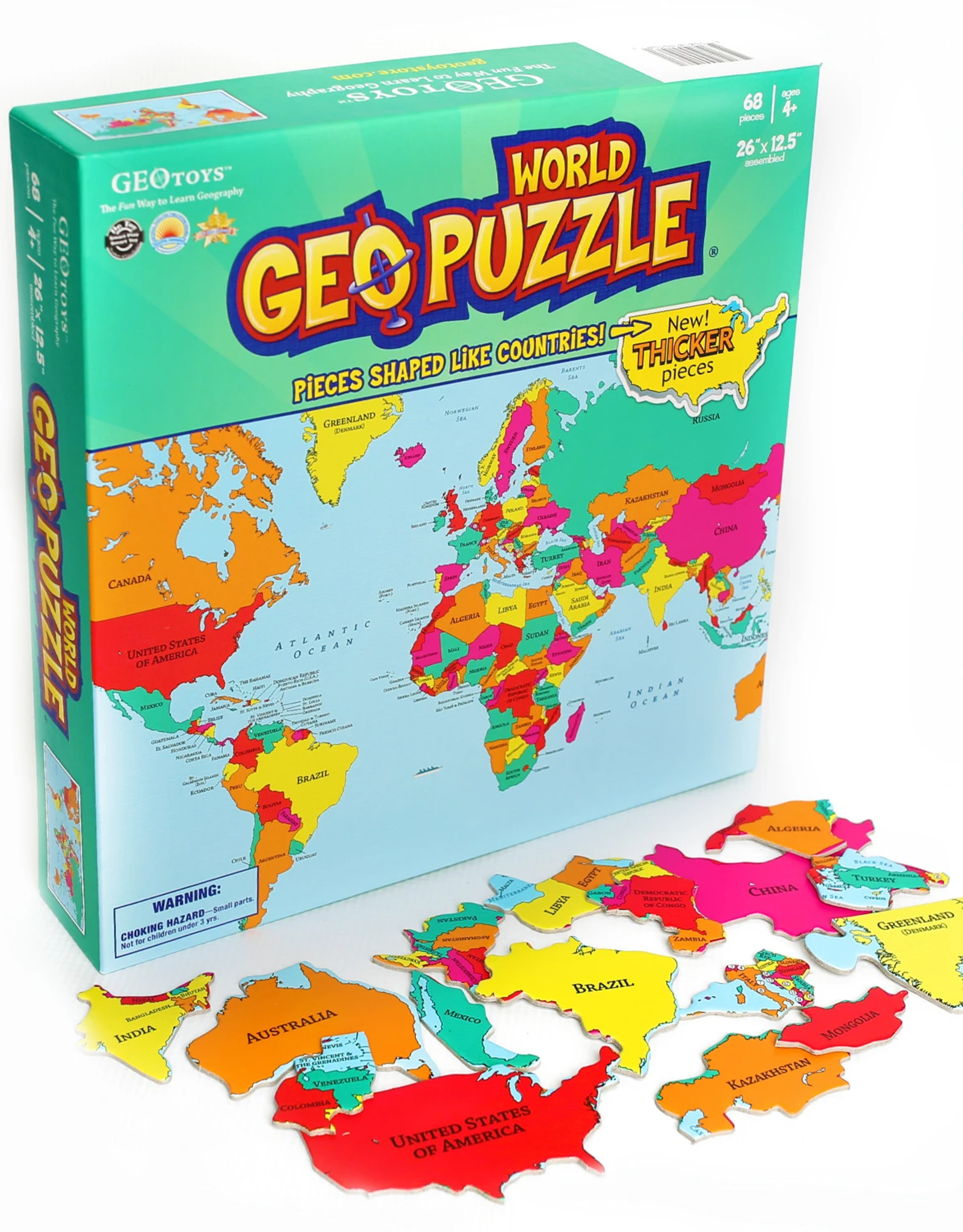 Geotoys GeoPuzzle World