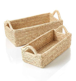 Serrv Long Kaisa Grass Basket - Medium