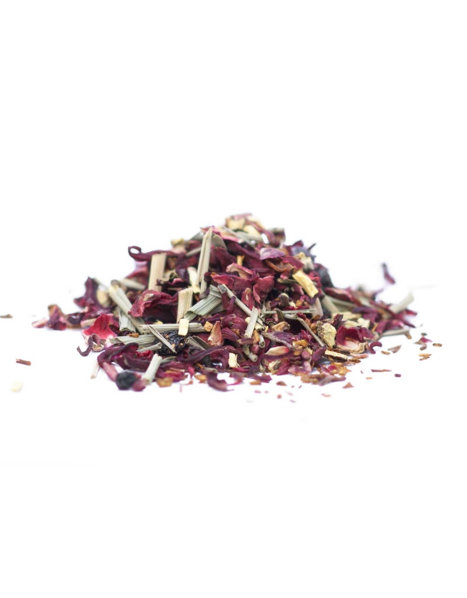 Justea Little Berry Hibiscus Loose Leaf Tin & Spoon