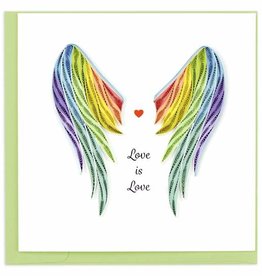 Quilling Card Quilled Pride Wings