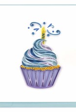 Quilling Card Quilled Cupcake & Candle Birthday Card
