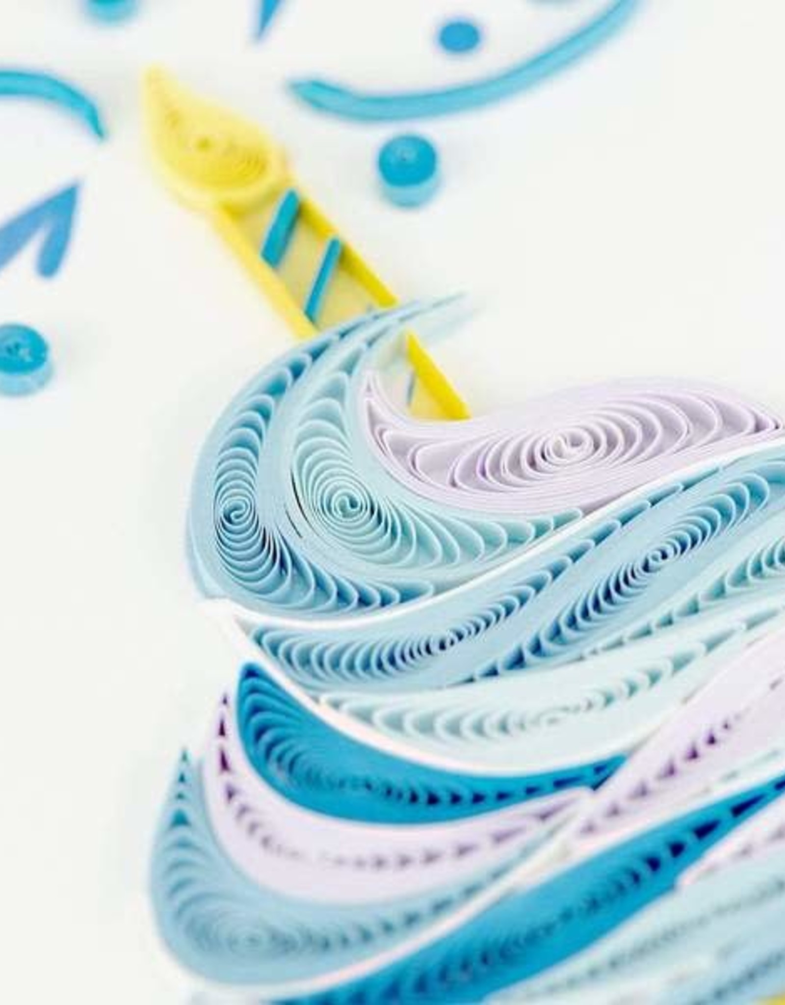 Quilling Card Quilled Cupcake & Candle Birthday Card