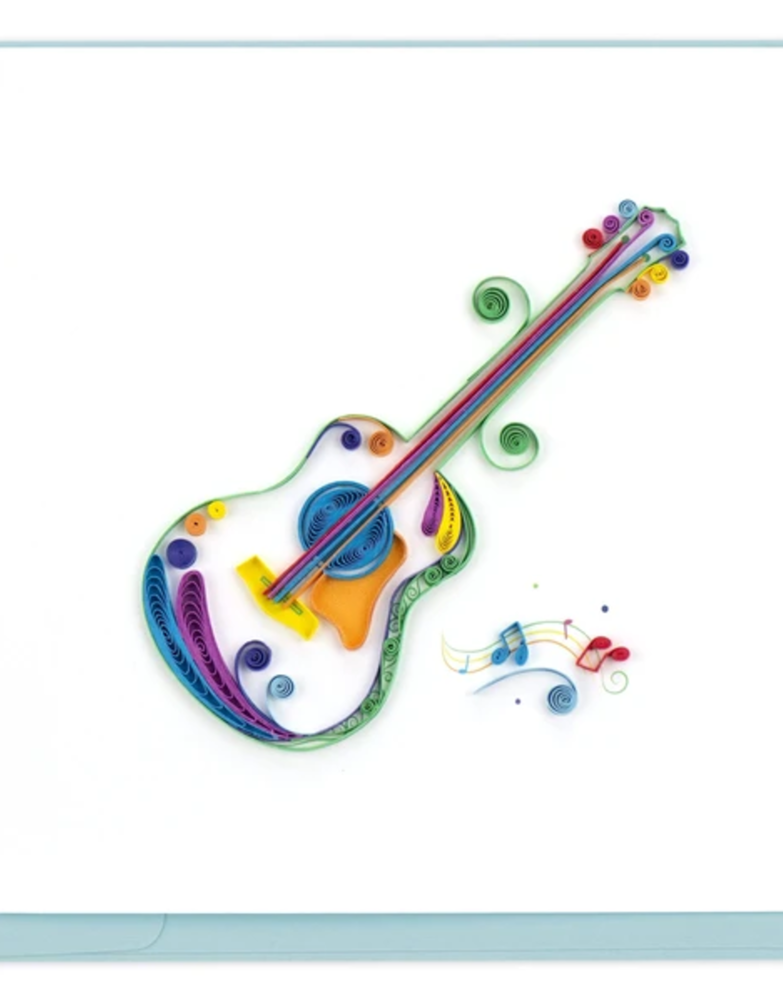 Quilling Card Quilled Acoustic Guitar Greeting Card