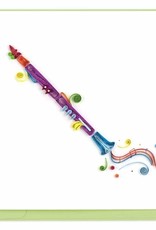 Quilling Card Quilled Clarinet Greeting Card