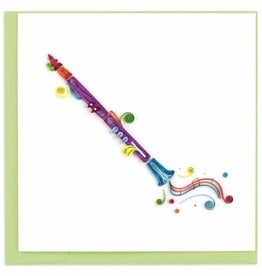 Quilling Card Quilled Clarinet Greeting Card