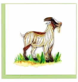 Quilling Card Quilled Farm Goat Greeting Card
