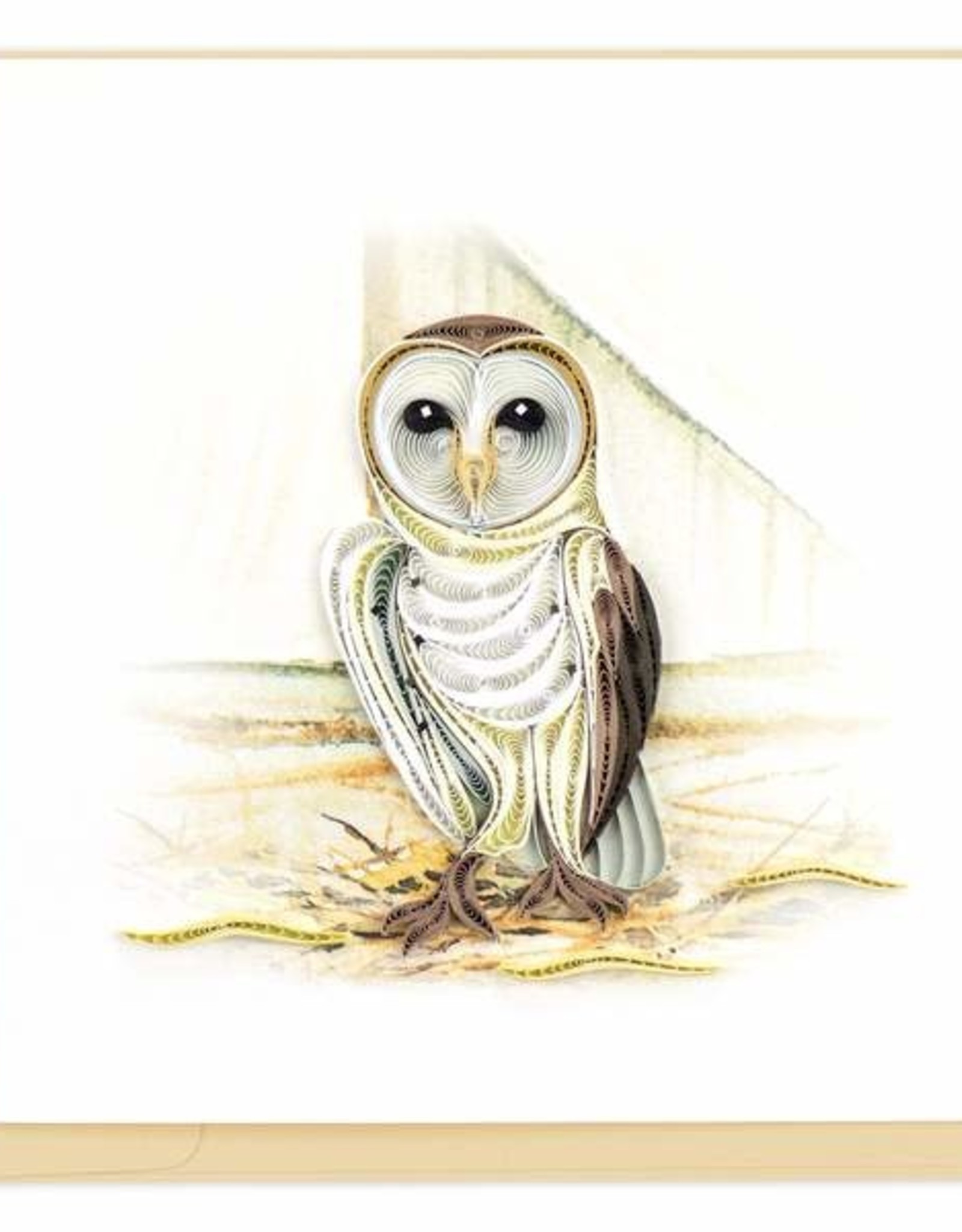 Quilling Card Quilled Barn Owl Greeting Card