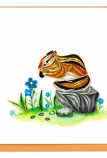 Quilling Card Quilled Chipmunk Greeting Card