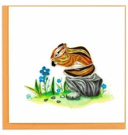 Quilling Card Quilled Chipmunk Greeting Card