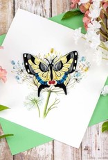 Quilling Card Quilled Swallowtail Butterfly Greeting Card