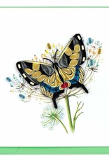 Quilling Card Quilled Swallowtail Butterfly Greeting Card