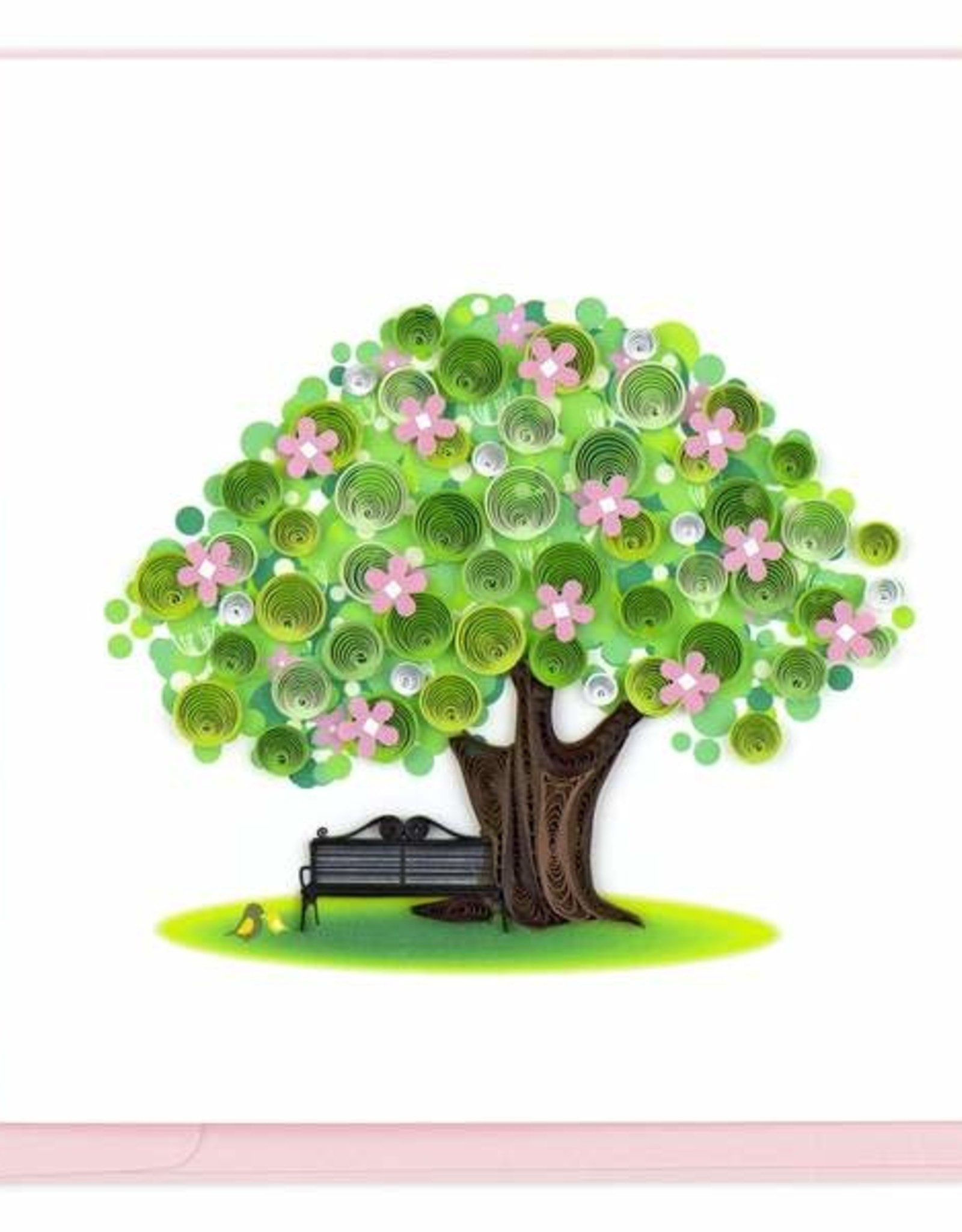 Quilling Card Quilled Spring Tree Greeting Card