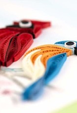 Quilling Card Quilled Songbirds Greeting Card