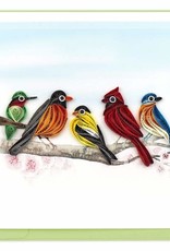 Quilling Card Quilled Songbirds Greeting Card