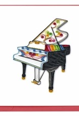Quilling Card Quilled Grand Piano Greeting Card
