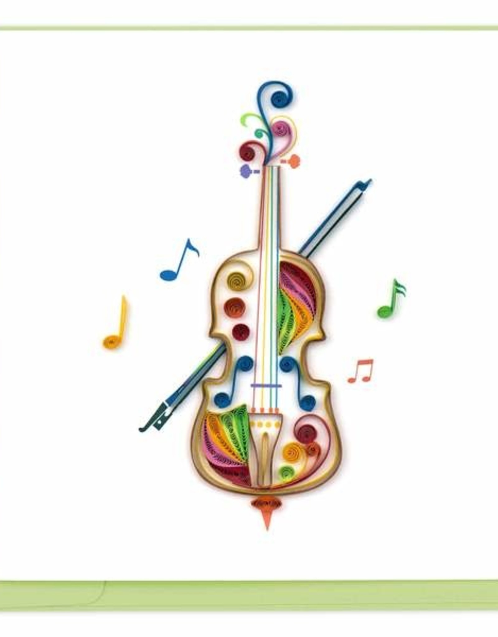 Quilling Card Quilled Cello Greeting Card