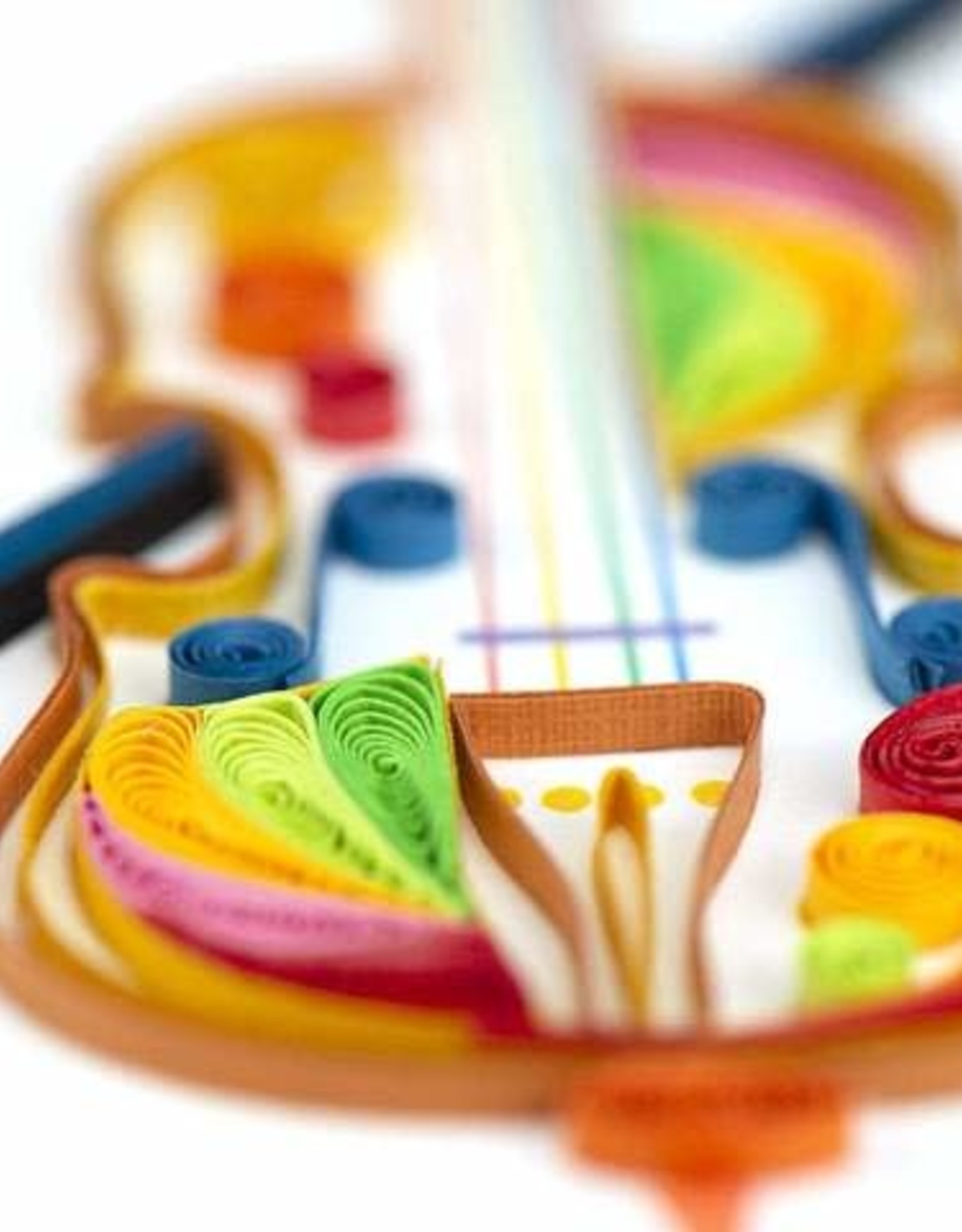 Quilling Card Quilled Cello Greeting Card