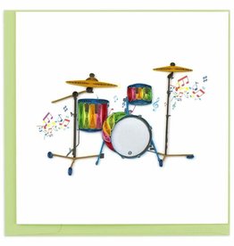 Quilling Card Quilled Drum Set Greeting Card