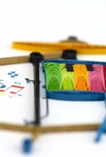 Quilling Card Quilled Drum Set Greeting Card