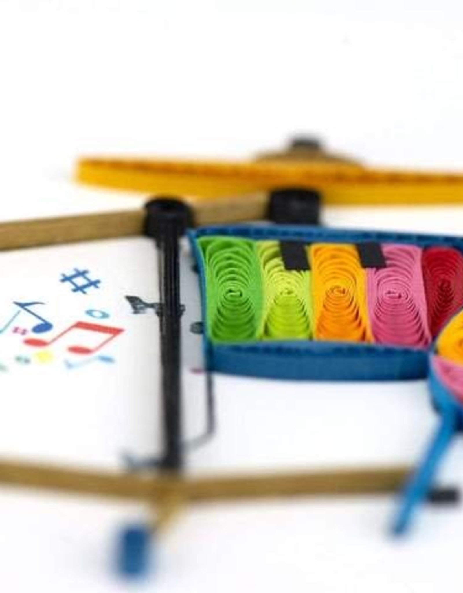 Quilling Card Quilled Drum Set Greeting Card