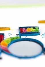 Quilling Card Quilled Drum Set Greeting Card