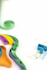 Quilling Card Quilled Electric Guitar Greeting Card