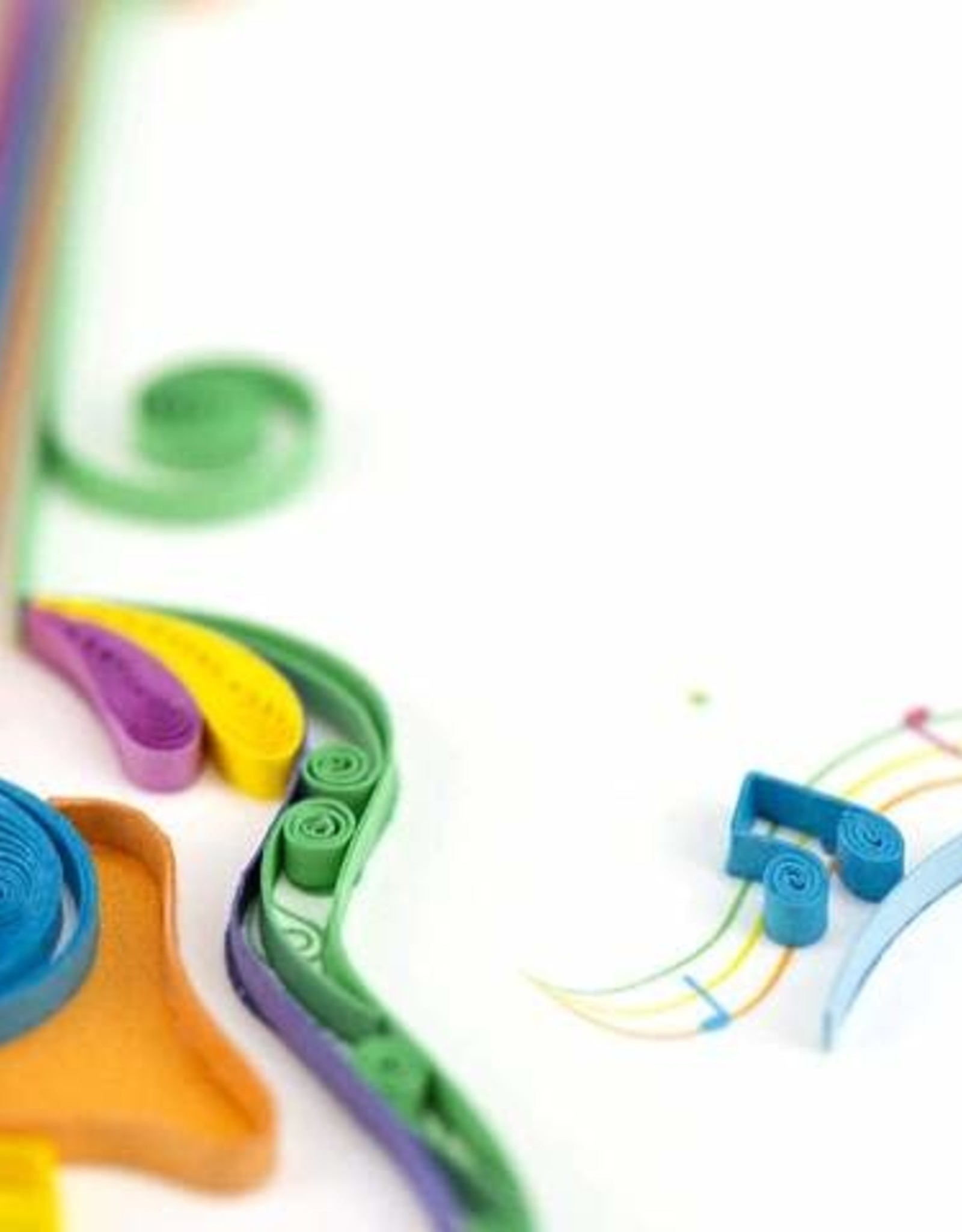 Quilling Card Quilled Electric Guitar Greeting Card