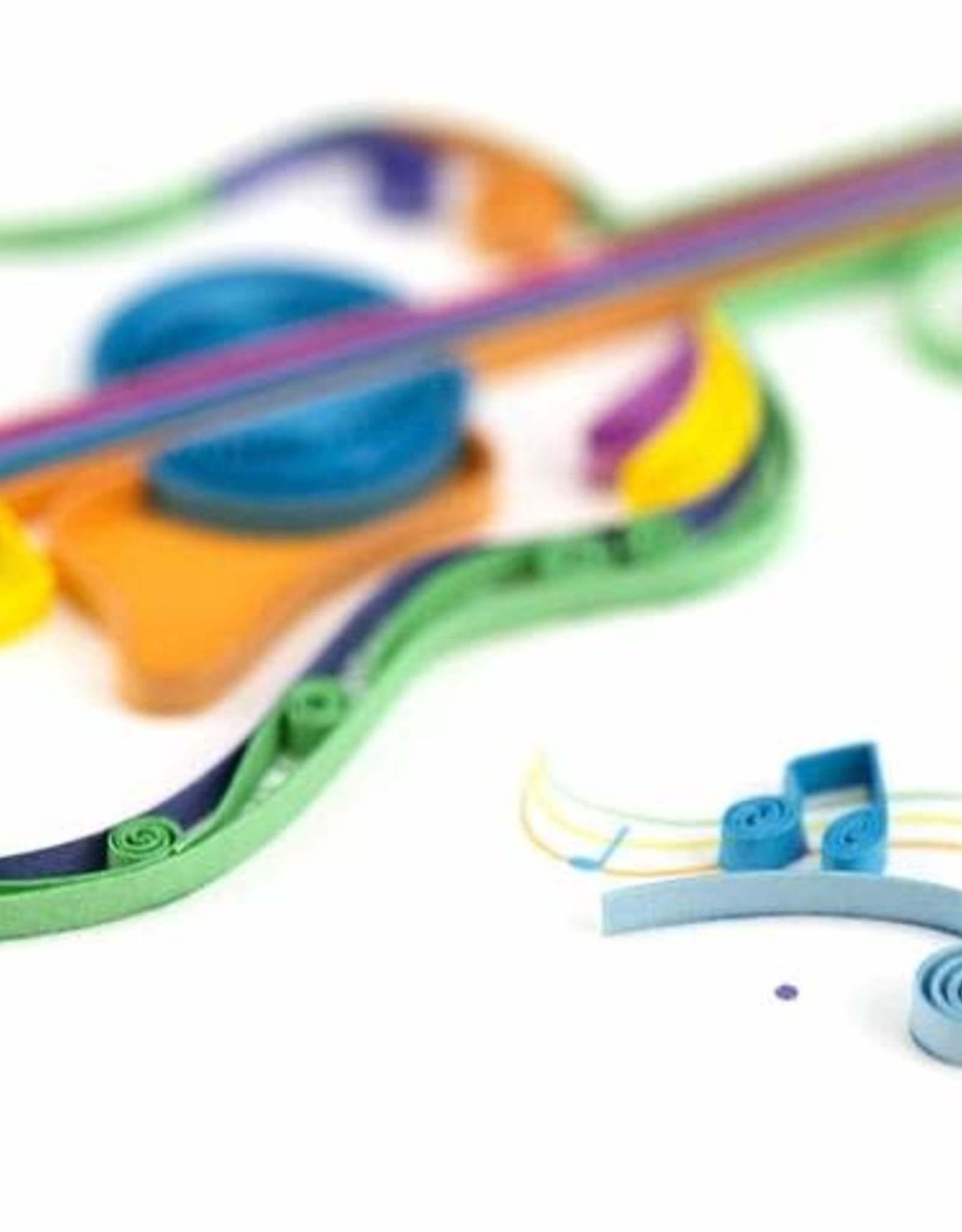 Quilling Card Quilled Electric Guitar Greeting Card