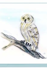Quilling Card Quilled Snowy Owl Greeting Card