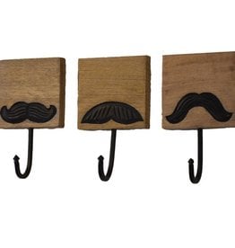 Mira Fair Trade Mustache Hook