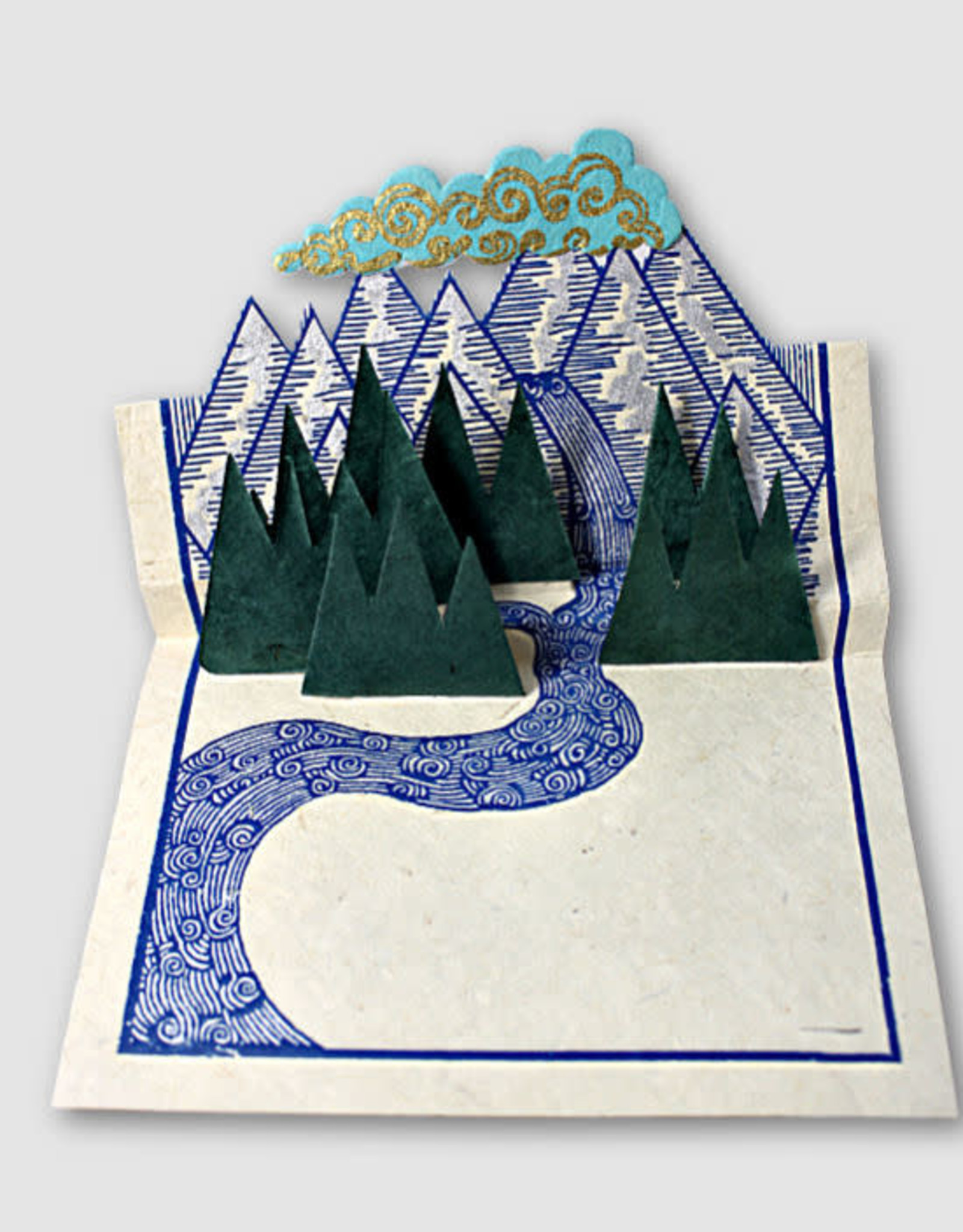 Ganesh Himal Pop up Mountain Card