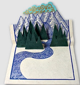 Ganesh Himal Pop up Mountain Card