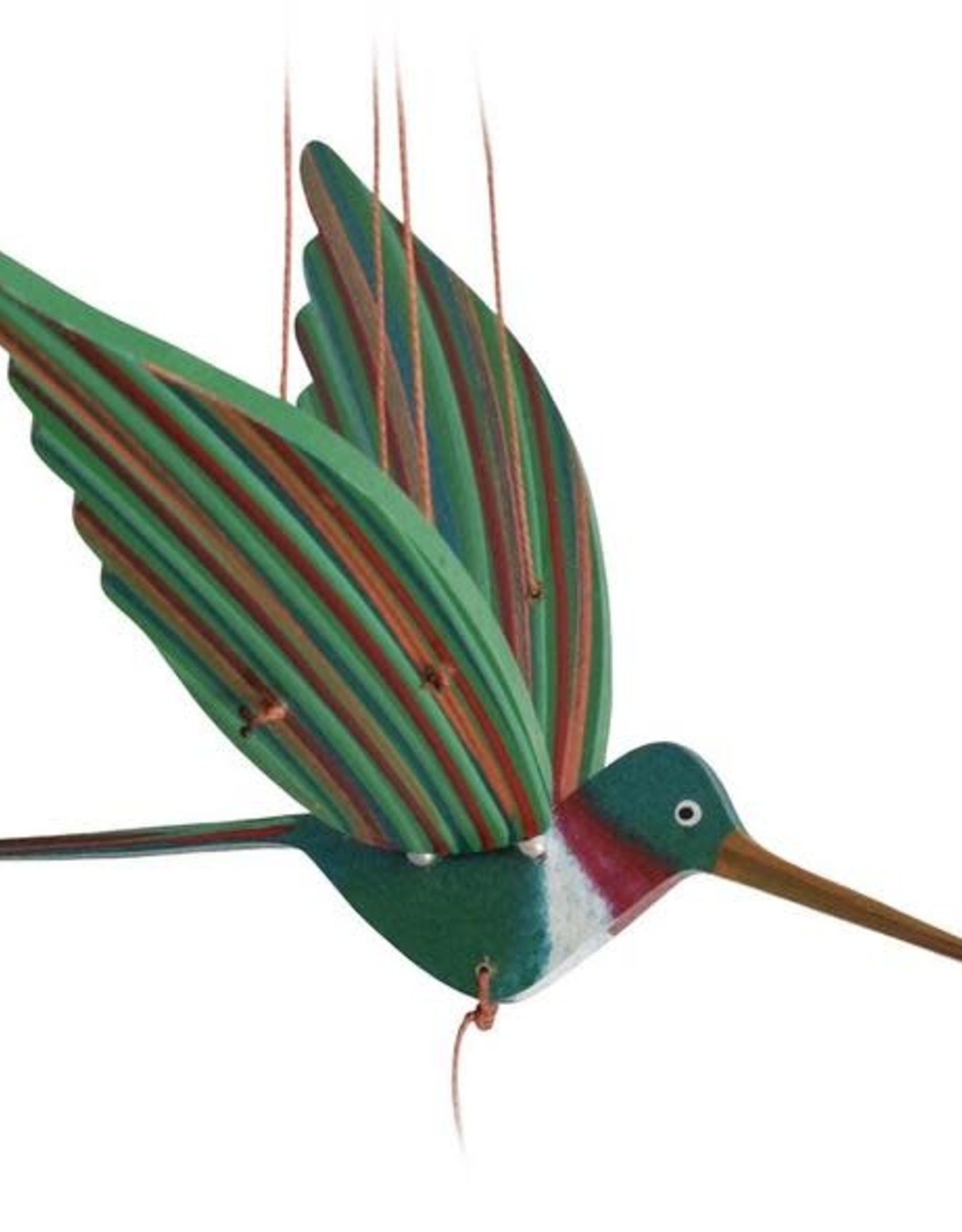 Tulia Artisans Hummingbird Flying Mobile - RUBY Throated